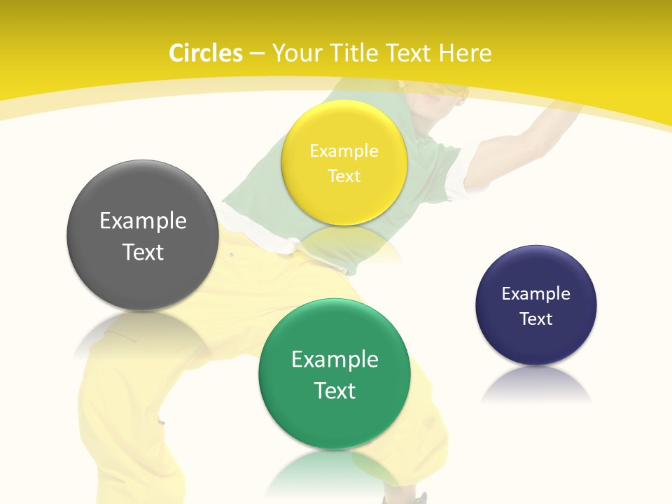 Movement Aerobic Model PowerPoint Template