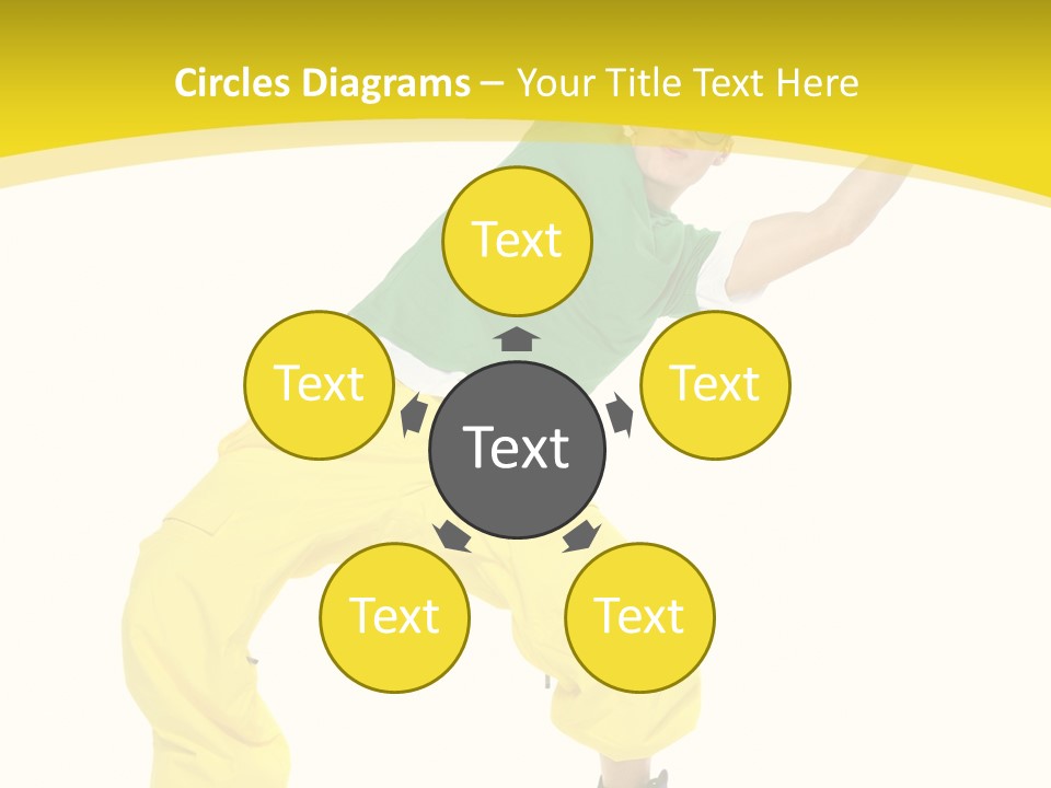 Movement Aerobic Model PowerPoint Template