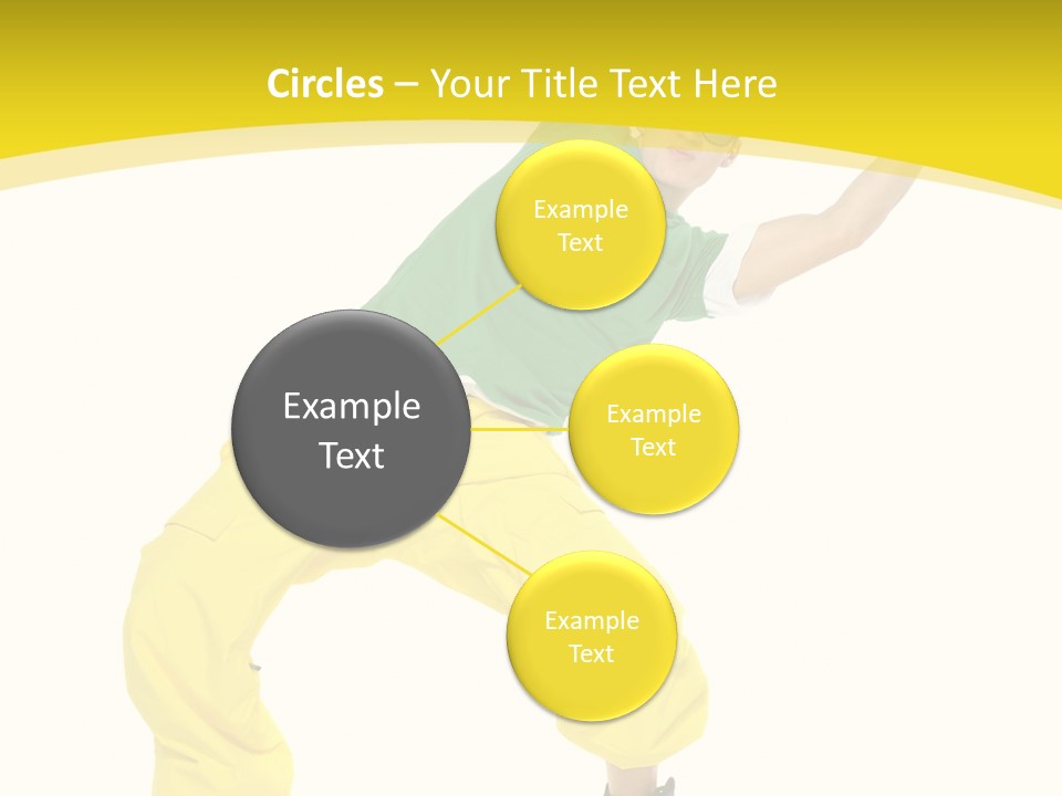 Movement Aerobic Model PowerPoint Template