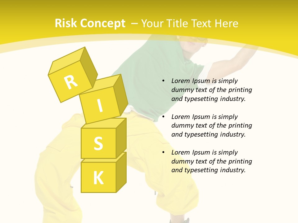 Movement Aerobic Model PowerPoint Template
