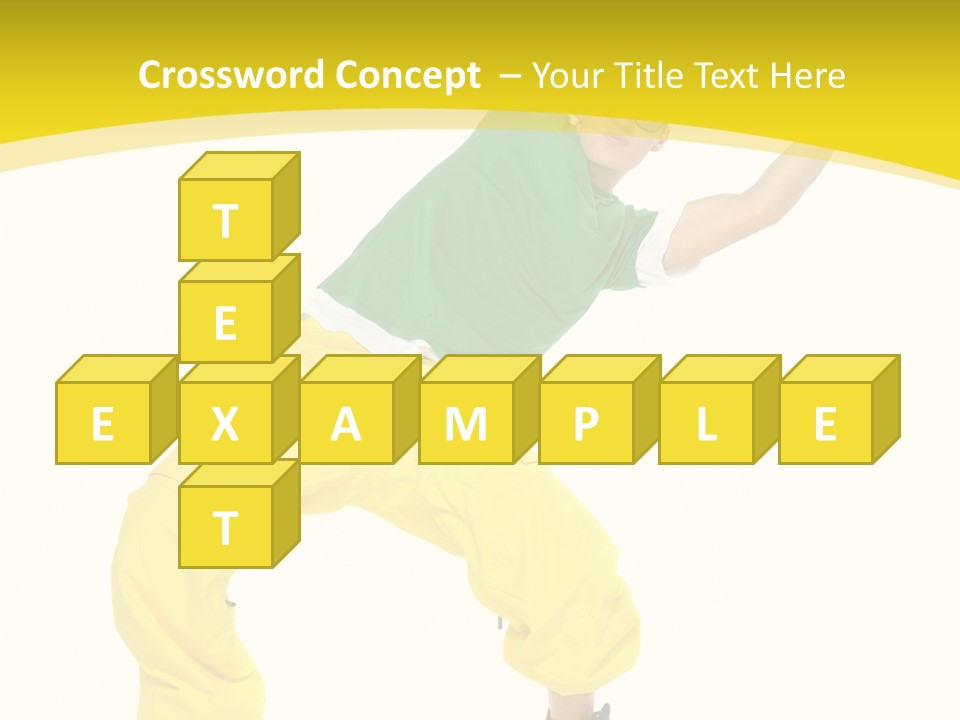 Movement Aerobic Model PowerPoint Template