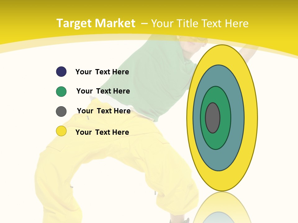 Movement Aerobic Model PowerPoint Template