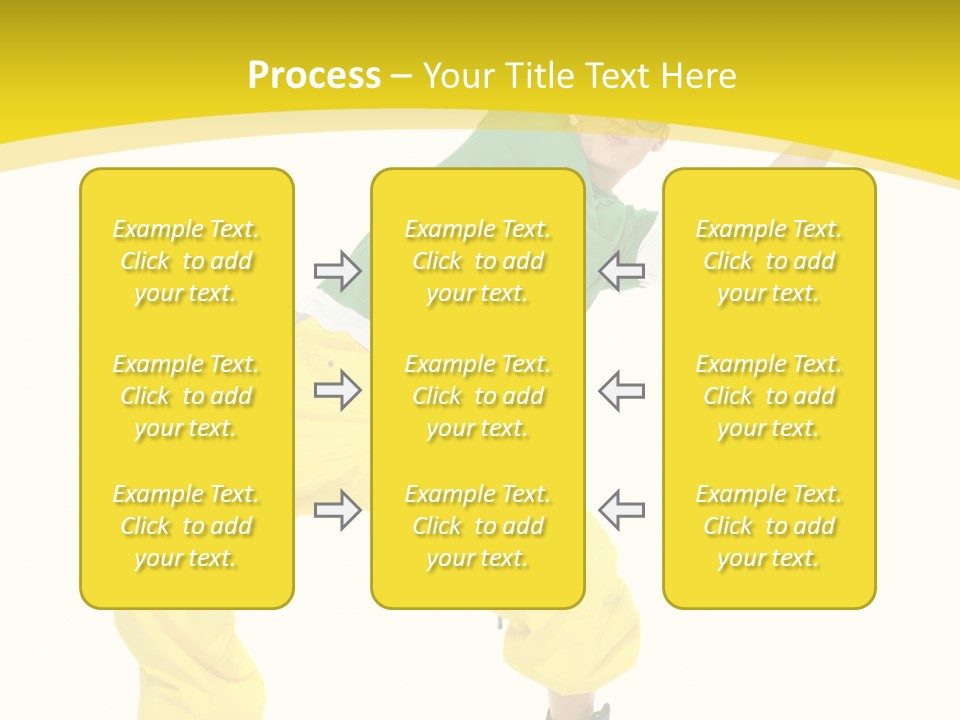 Movement Aerobic Model PowerPoint Template