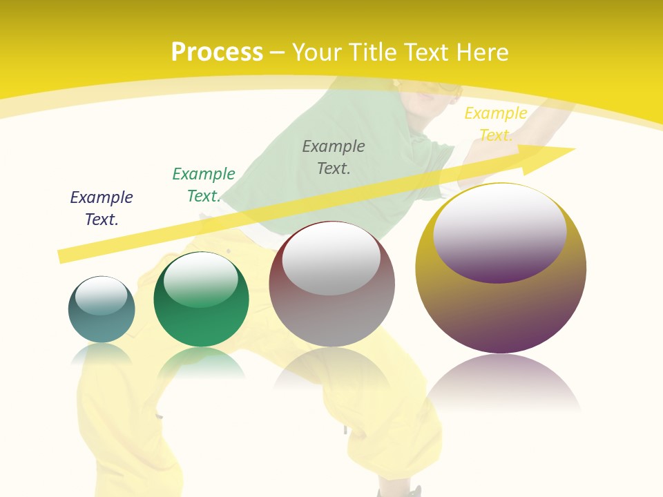 Movement Aerobic Model PowerPoint Template