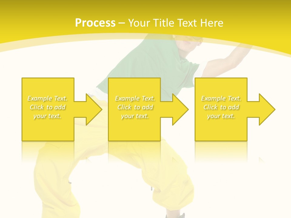 Movement Aerobic Model PowerPoint Template