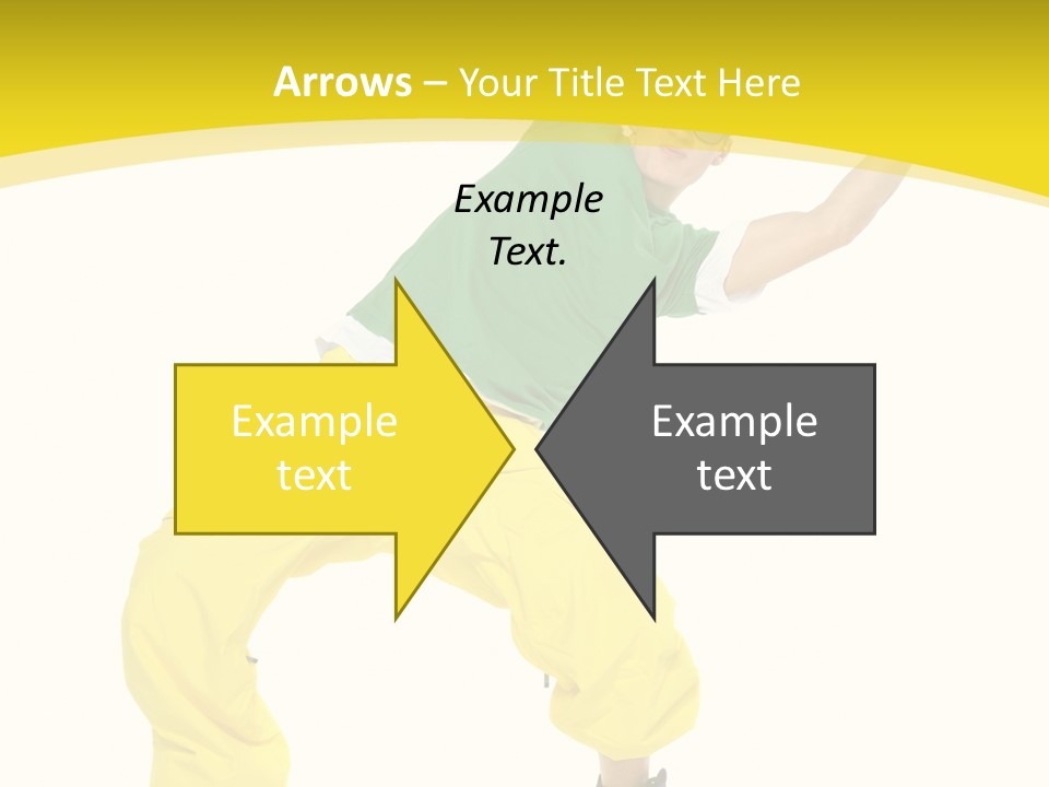 Movement Aerobic Model PowerPoint Template