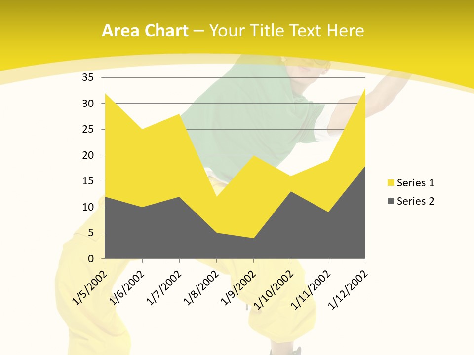 Movement Aerobic Model PowerPoint Template