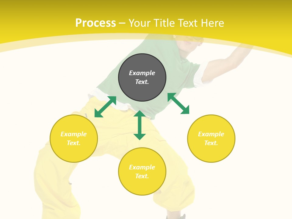 Movement Aerobic Model PowerPoint Template