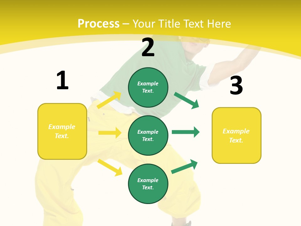 Movement Aerobic Model PowerPoint Template