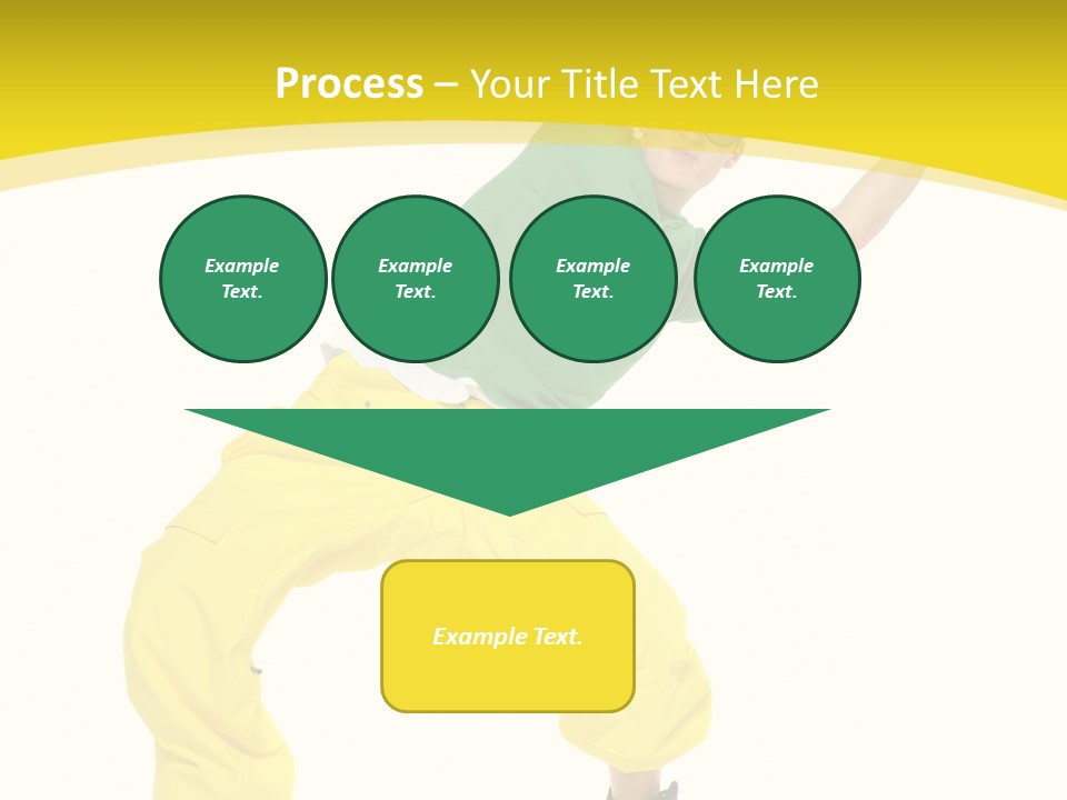 Movement Aerobic Model PowerPoint Template