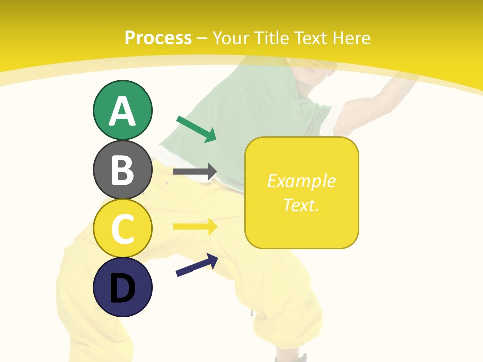 Movement Aerobic Model PowerPoint Template