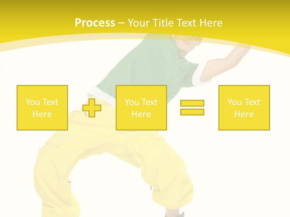 Movement Aerobic Model PowerPoint Template