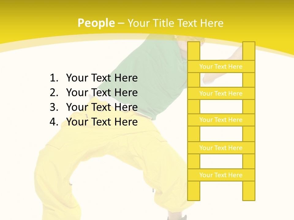 Movement Aerobic Model PowerPoint Template