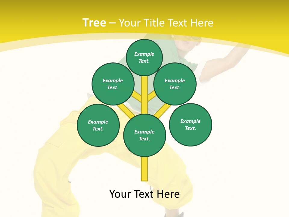 Movement Aerobic Model PowerPoint Template