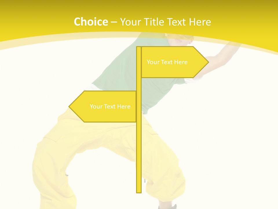 Movement Aerobic Model PowerPoint Template