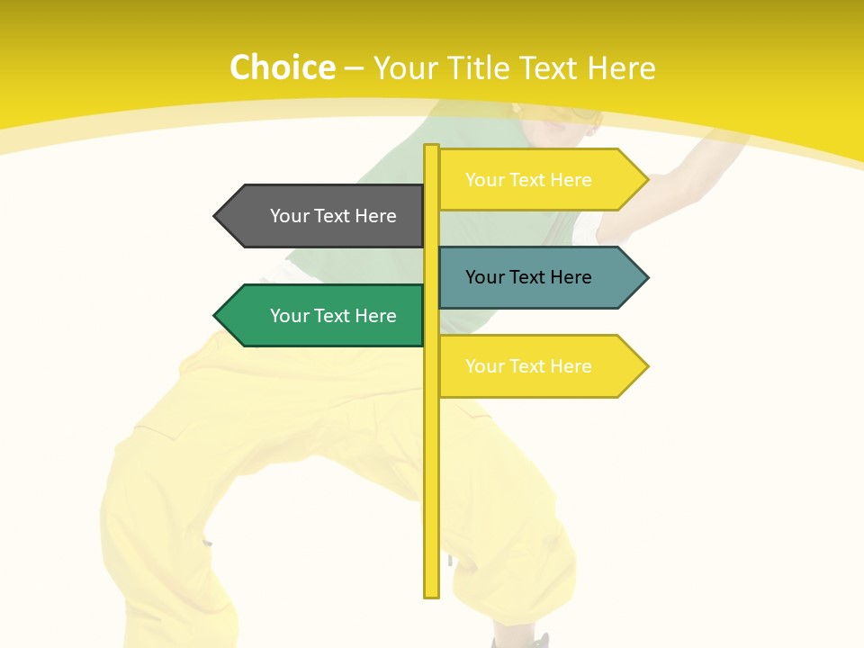 Movement Aerobic Model PowerPoint Template