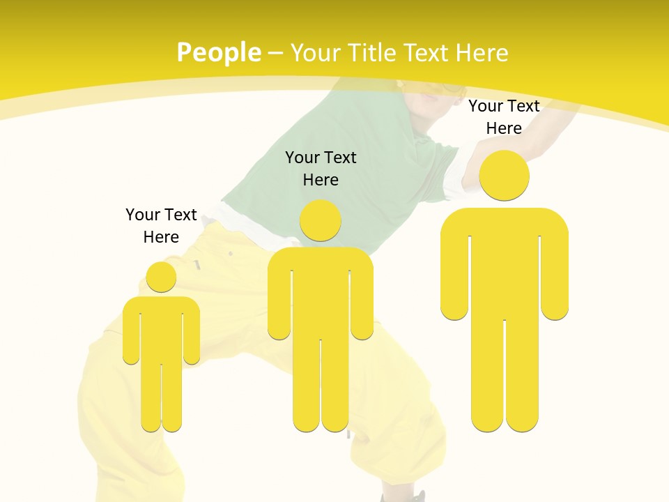 Movement Aerobic Model PowerPoint Template