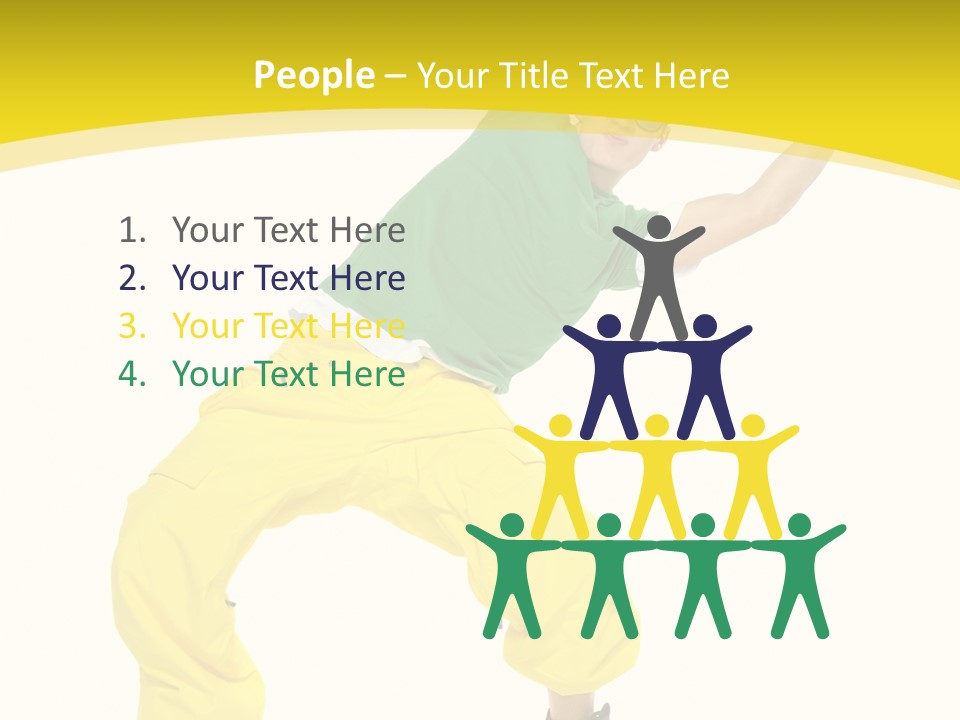 Movement Aerobic Model PowerPoint Template