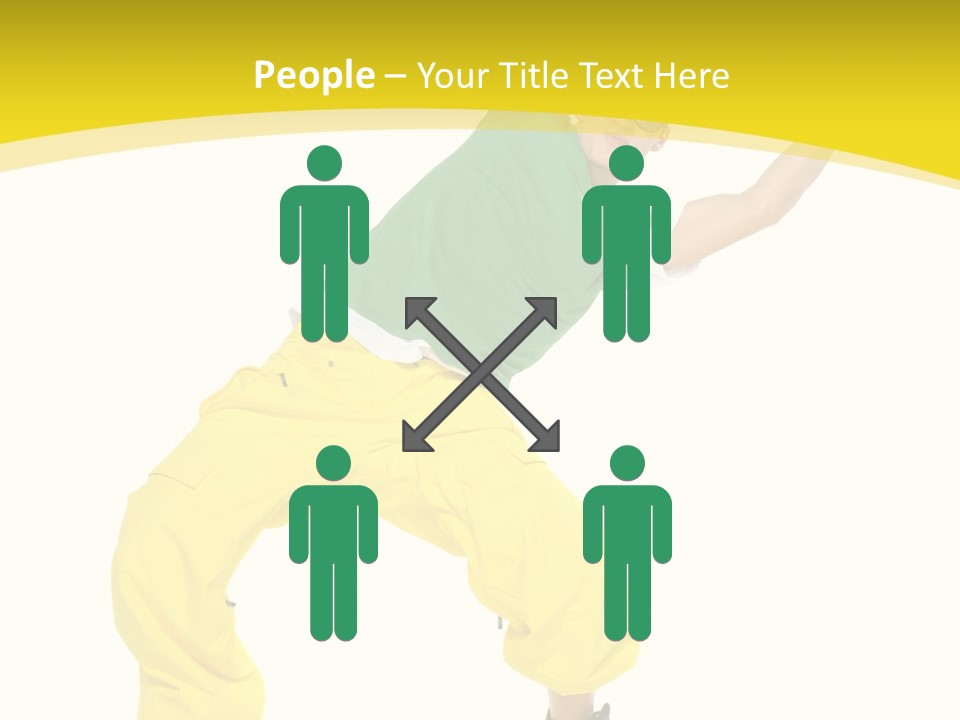 Movement Aerobic Model PowerPoint Template