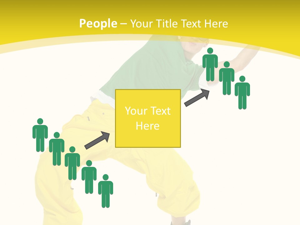 Movement Aerobic Model PowerPoint Template