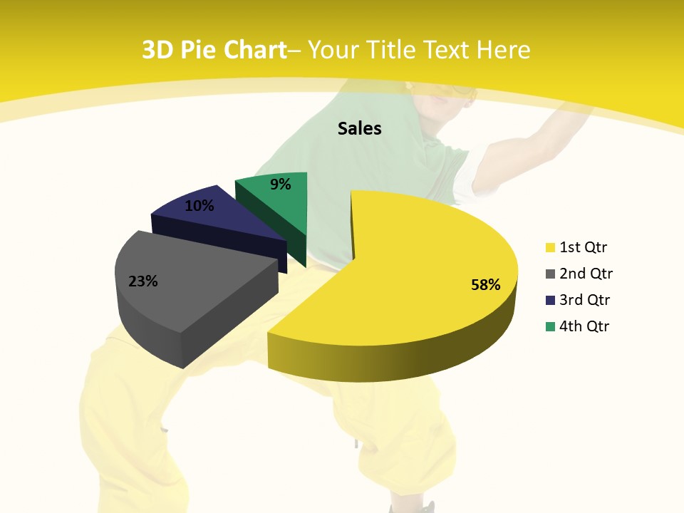 Movement Aerobic Model PowerPoint Template