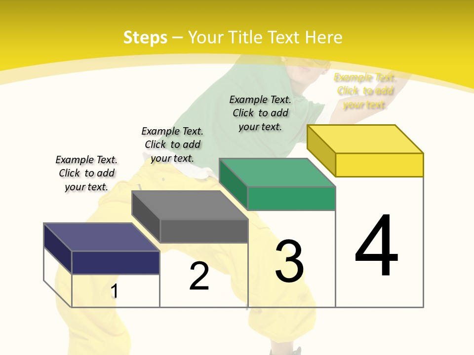 Movement Aerobic Model PowerPoint Template