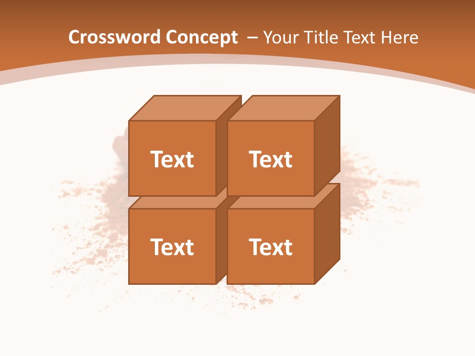 Cinnamon Brown Food PowerPoint Template