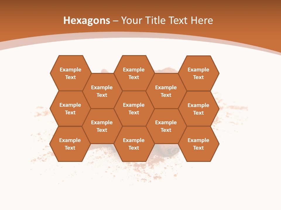 Cinnamon Brown Food PowerPoint Template