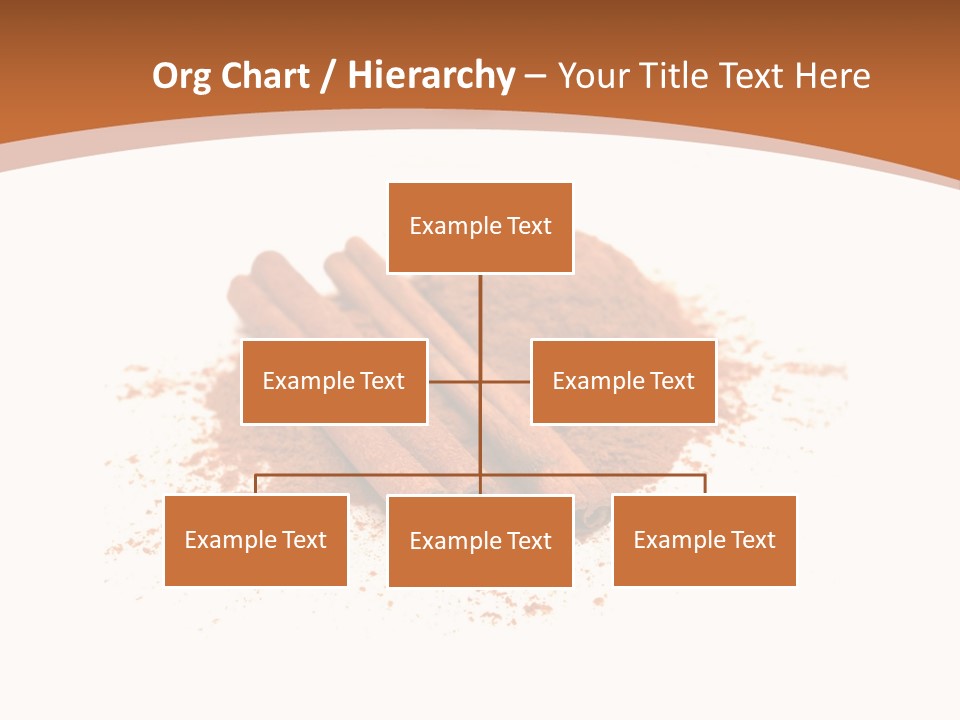 Cinnamon Brown Food PowerPoint Template