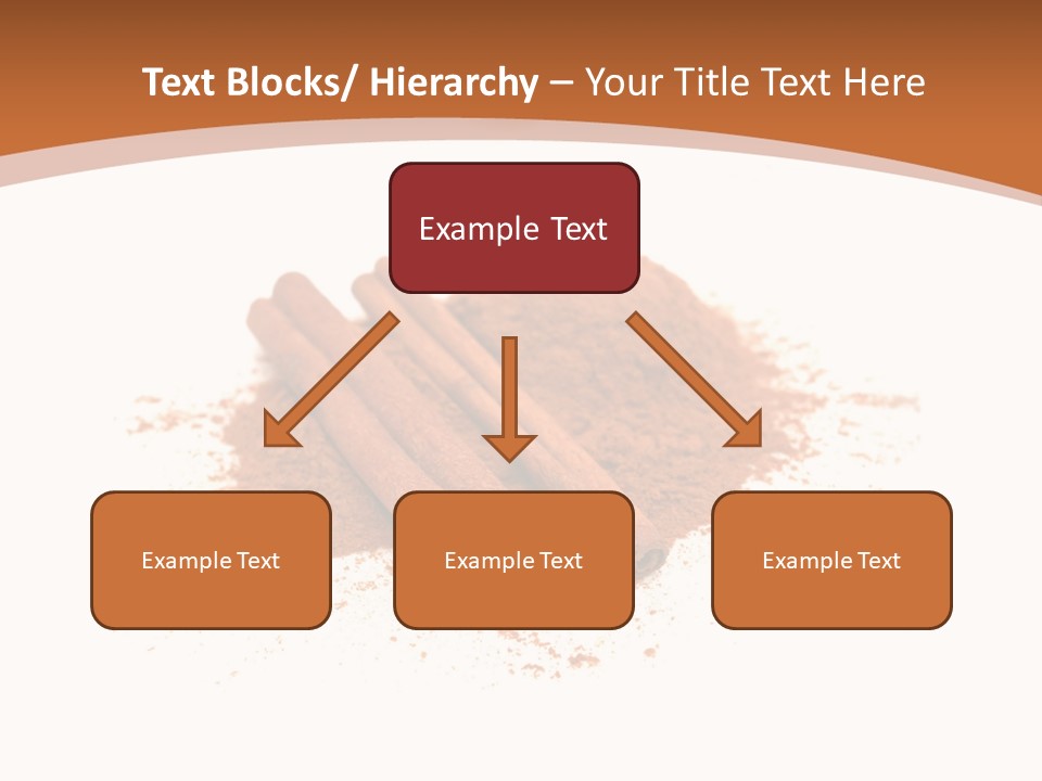 Cinnamon Brown Food PowerPoint Template