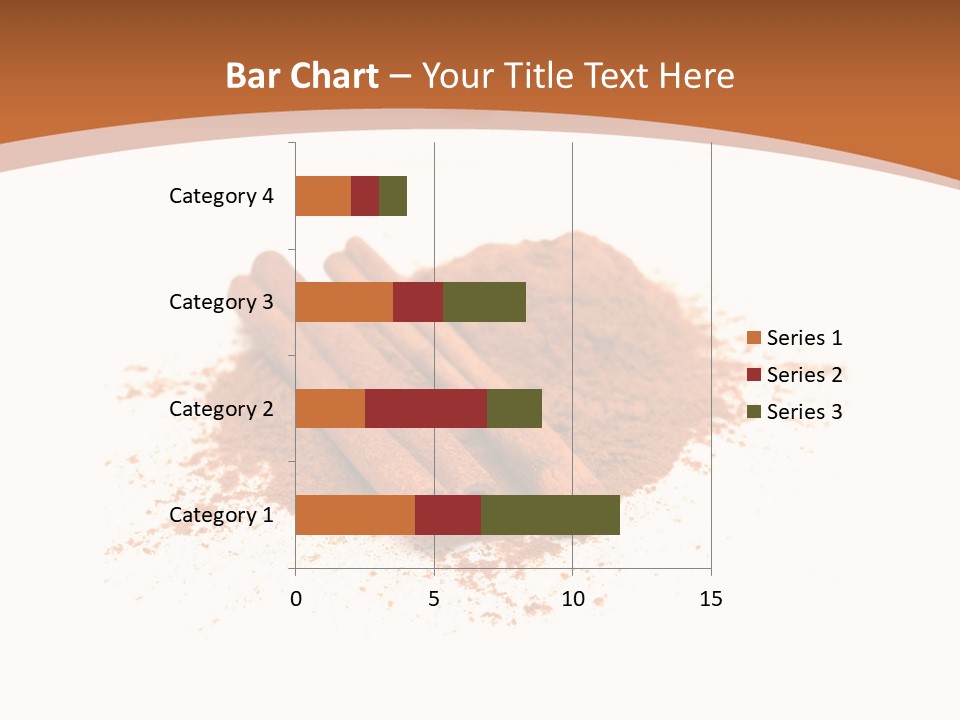 Cinnamon Brown Food PowerPoint Template