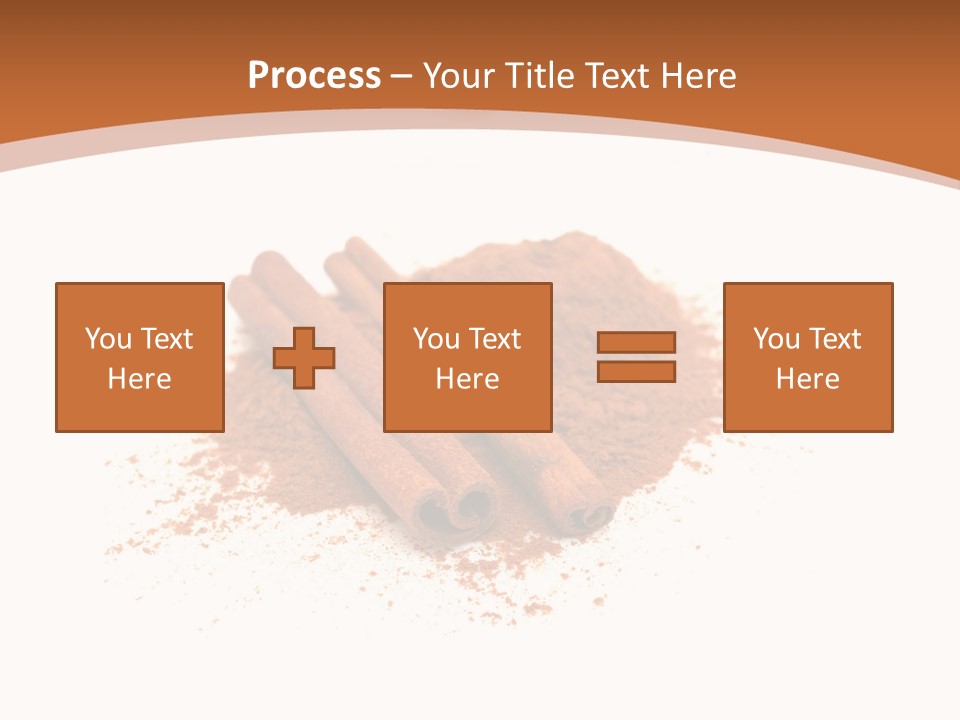 Cinnamon Brown Food PowerPoint Template