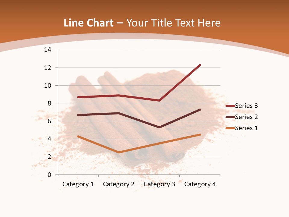 Cinnamon Brown Food PowerPoint Template