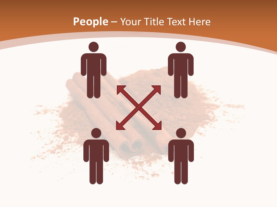 Cinnamon Brown Food PowerPoint Template