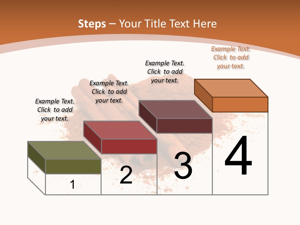 Cinnamon Brown Food PowerPoint Template