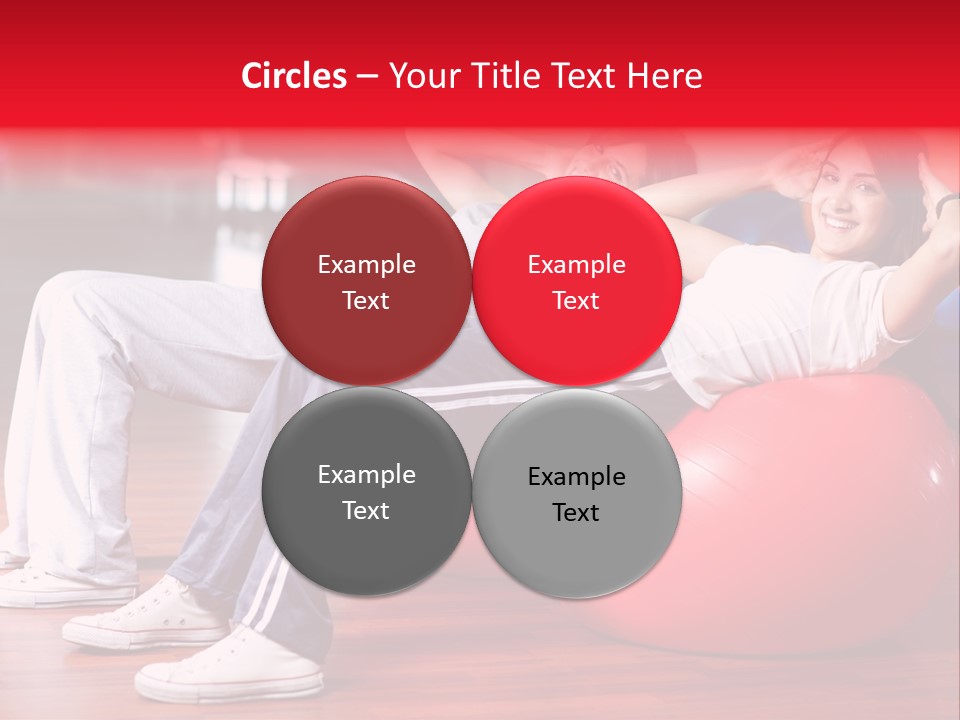 Sport Girl Slim PowerPoint Template