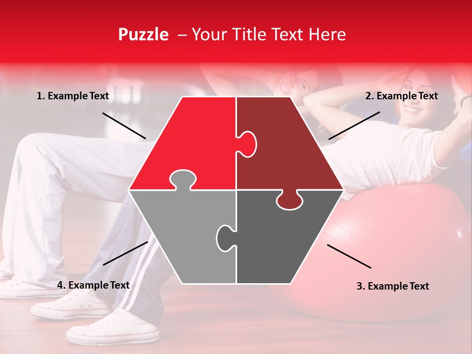 Sport Girl Slim PowerPoint Template