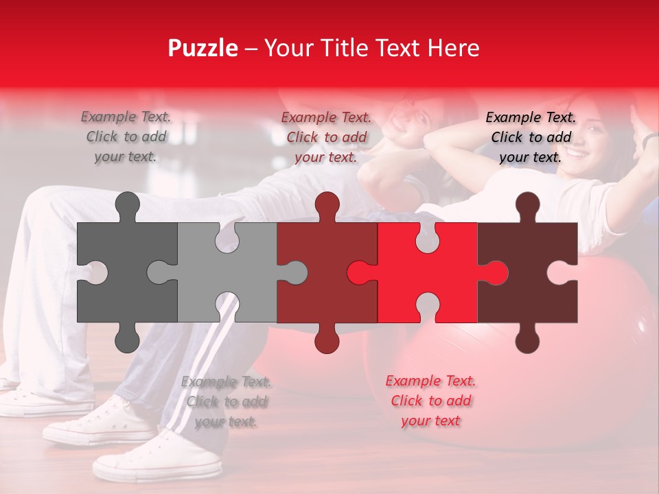 Sport Girl Slim PowerPoint Template