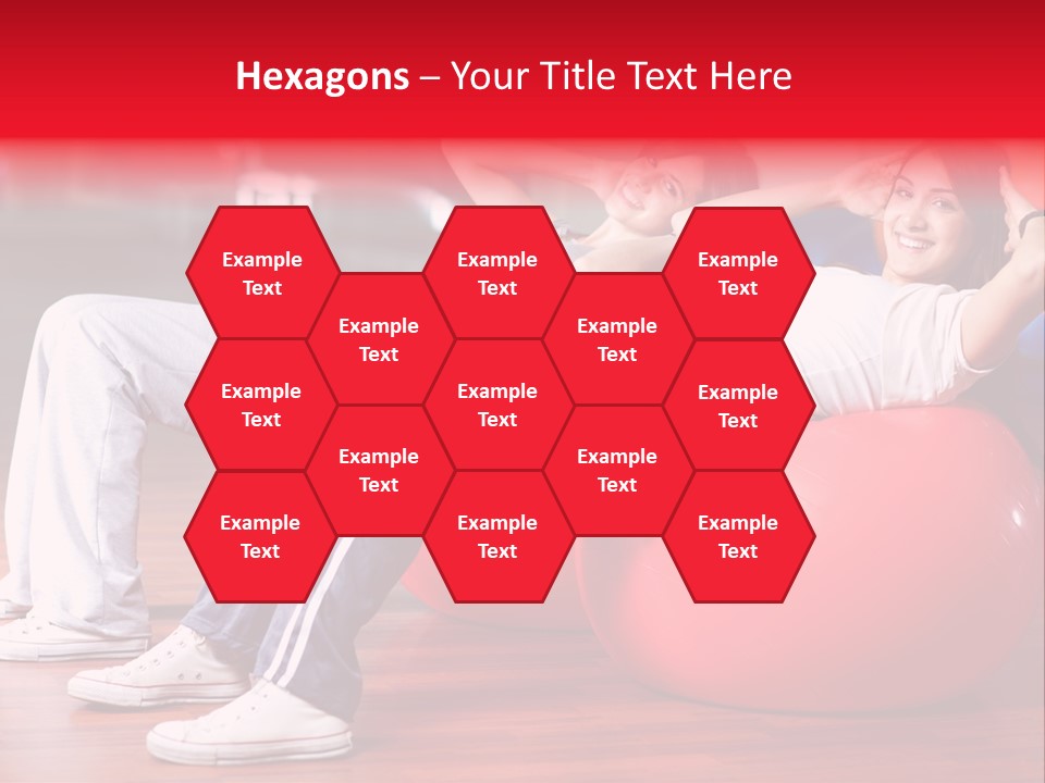 Sport Girl Slim PowerPoint Template