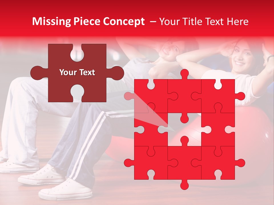 Sport Girl Slim PowerPoint Template