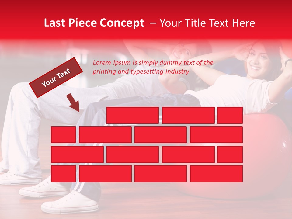 Sport Girl Slim PowerPoint Template