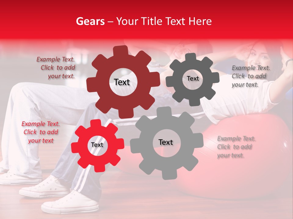 Sport Girl Slim PowerPoint Template