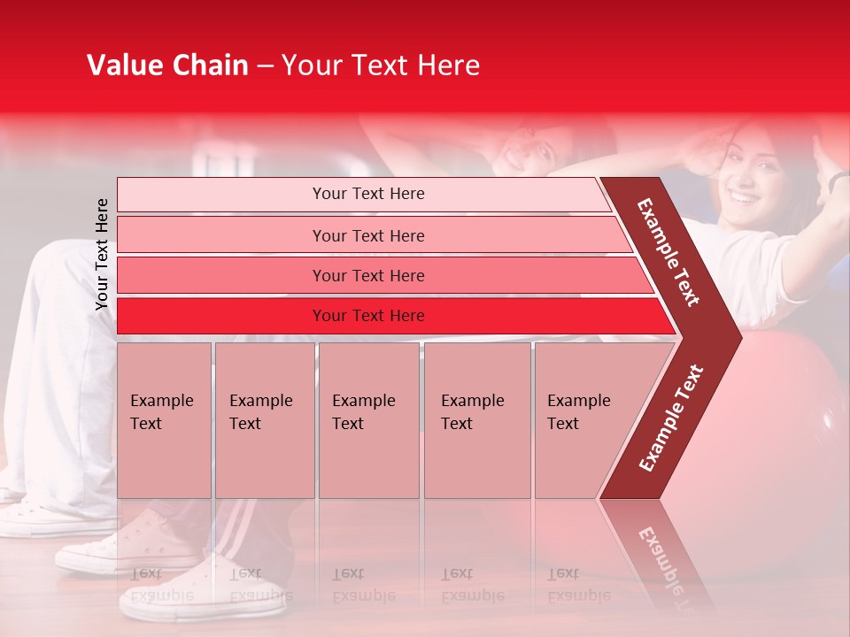 Sport Girl Slim PowerPoint Template