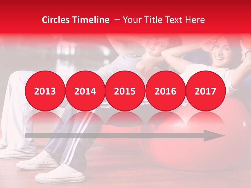 Sport Girl Slim PowerPoint Template