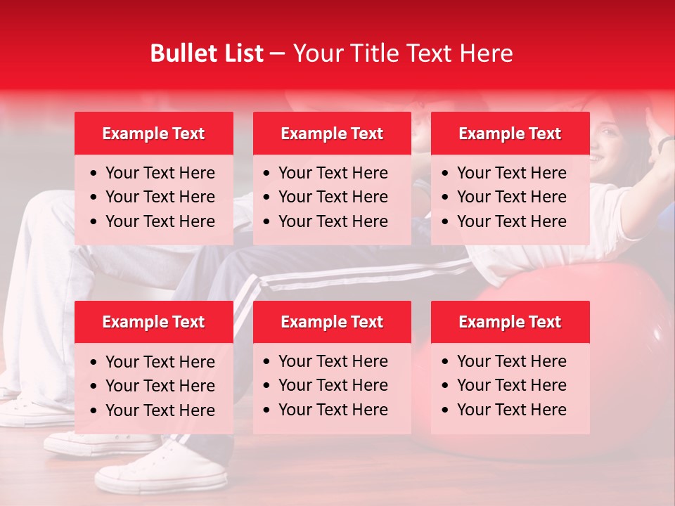 Sport Girl Slim PowerPoint Template