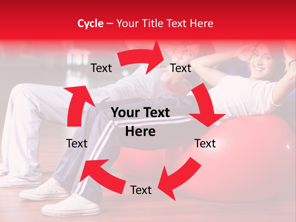 Sport Girl Slim PowerPoint Template