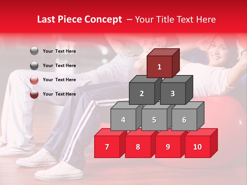 Sport Girl Slim PowerPoint Template