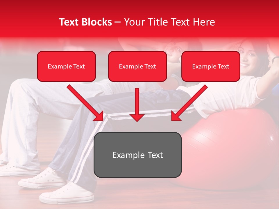 Sport Girl Slim PowerPoint Template