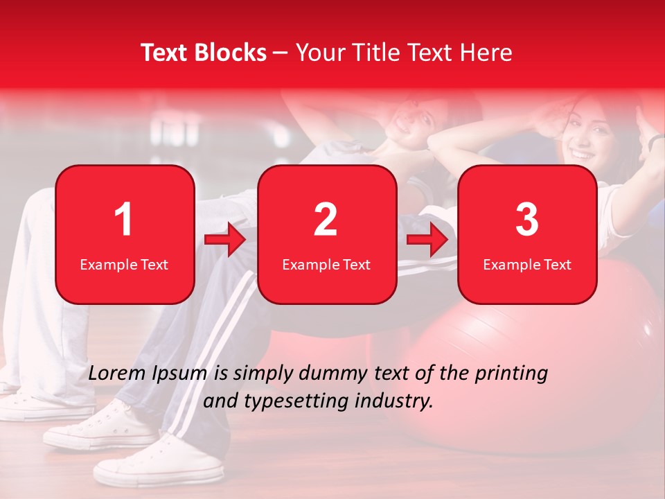 Sport Girl Slim PowerPoint Template