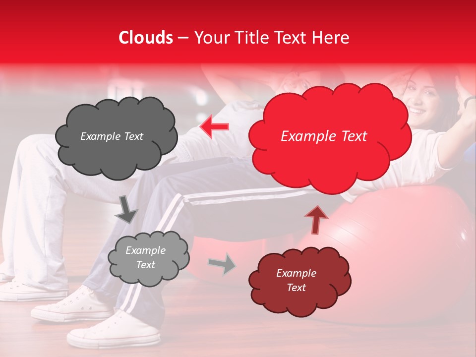 Sport Girl Slim PowerPoint Template